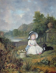 Portret van Miss Elizabeth Heathcote (olieverf op doek)