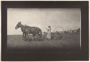 [Boerderijlandschap, Massachusetts]. door Lewis W. Hine