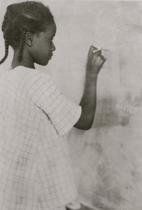 Een leerling in Pleasant Green School - Pocahontas County, West Virginia 1921