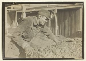 Remmer op kolentrein, Pennsylvania door Lewis Wickes Hine