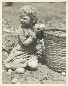 Kinderarbeid op de boerderij door Lewis Wickes Hine