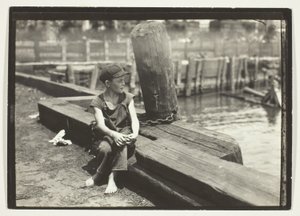 Down On The Wharf, New York door Lewis Wickes Hine