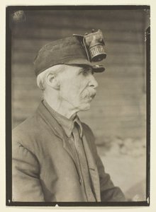Engelse kolenmijnwerker door Lewis Wickes Hine
