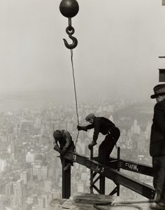 Hoog op het Empire State Building, N.Y.