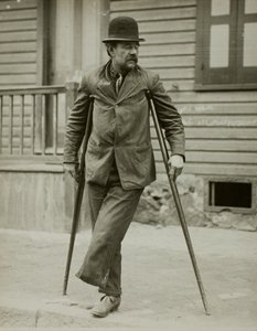 Industrieel risico, staalarbeider door Lewis Wickes Hine