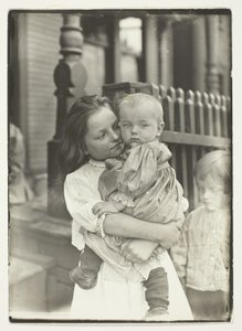 Kleine Moeder, Pittsburgh door Lewis Wickes Hine