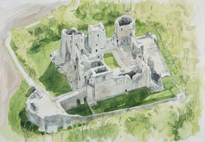 Goodrich Castle, Herefordshire, ca. 1994-2005 door Liam Wales