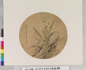 Narcissus En Rots, datum onbekend door Liang Yuwei