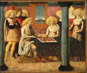 De Schaakspelers door Liberale da Verona