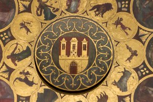 Kasteel (detail van kalenderschijf)