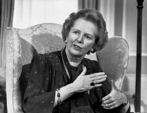 Margaret Thatcher, Britse politica, april 1987 door Unbekannt Unbekannt
