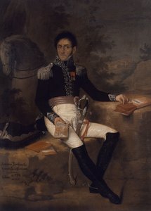 Portret van Antonio Bonfanti, Italiaanse generaal, schilderij door Zeni door Unbekannt Unbekannt