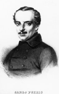 Portret van Carlo Poerio (1803-1867), Italiaanse patriot en politicus, gravure door Unbekannt Unbekannt