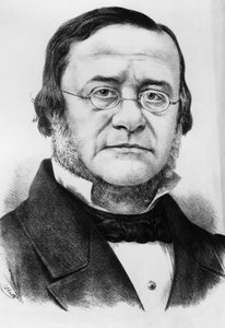Portret van Daniele Manin, Italiaanse patriot en politicus, gravure naar tekening door Watt door Unbekannt Unbekannt