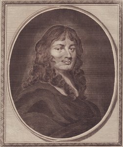 Portret van Engelse politicus Sir William Temple (1628-1699), kopergravure door John Goldar (1729-1795) naar schilderij van P Lely door Unbekannt Unbekannt