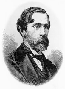 Portret van Giulio Carcano (1812-1884), Italiaanse politicus, schrijver en journalist, gravure