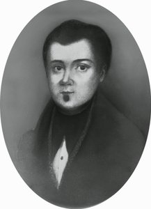 Portret van Jacopo Ruffini (1805-1833), Italiaanse arts en patriot, gravure