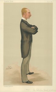 Luitenant-kolonel William Hood Walrond, Whip, 17 juli 1886, Vanity Fair cartoon door Liborio Prosperi