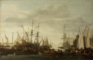 Een Kielhalen, volgens de niet bevestigde Traditie, van de Scheepsarts van Admiraal Jan van Nes door Lieve Pietersz. Verschuier