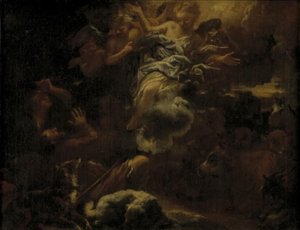 De aankondiging aan de herders door Lieven Mehus