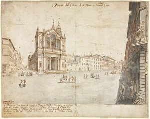 Achttien Zichten van Rome: Santa Maria in Via Lata