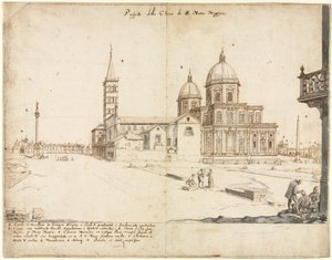 Achttien zichten op Rome: De basiliek van Santa Maria Maggiore door Lievin Cruyl