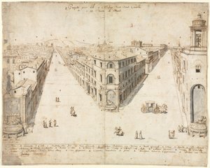 Achttien uitzichten van Rome: De Quattro Fontane richting Monte Cavallo