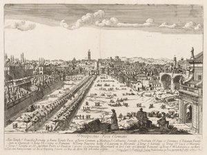 Foro Romano uit "Prospectus Locurum Urbis Romae Insign[ium]"