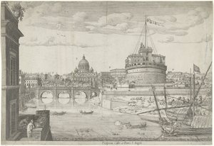 Gezicht op Rome