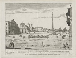 "Prospectus Locurum Urbis Romae Insign[ium]" door Lievin Cruyl