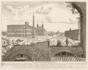 S. Giovanni in Laterano uit Prospectus Locurum Urbis Romae Insignium, 1666