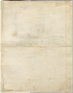 Schets voor San Giovanni in Laterano (verso)