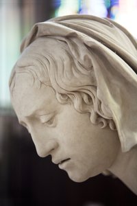 De graflegging en de flauwte van de Maagd, (detail)
