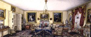 De salon in Aynhoe