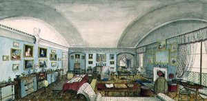 De zitkamer in Aynhoe