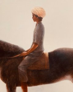 Jongen en paard door Lincoln Seligman