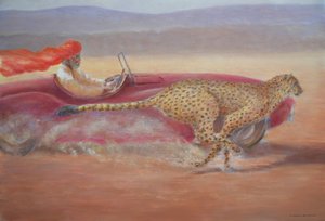 Cheetah versus Jaguar door Lincoln Seligman