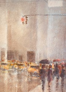 Regenachtig New York door Lincoln Seligman