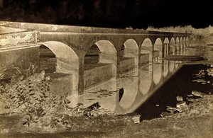Brug bij het Huis van de Verzamelaar, Shungavellor, India