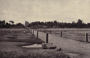 Madura: De Vygay Rivier, met Dijk, naar Madura door Linnaeus Tripe