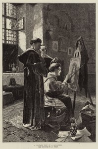 Een Privé Bezoek in een Klooster door Lionel Charles Henley
