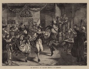 Een Ernteball of oogstfeest in Duitsland