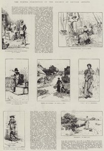 De Wintertentoonstelling van de Society of British Artists door Lionel Charles Henley