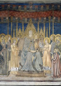 Maestà, 1317 door Lippo Memmi
