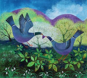 Liefdesvogels door Lisa Graa Jensen