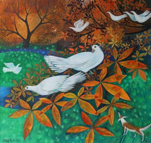 Witte Duiven door Lisa Graa Jensen