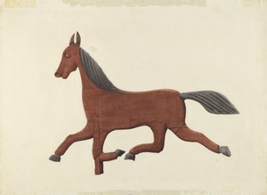 Paard windwijzer, waarschijnlijk 1938
