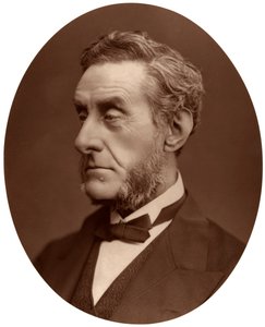 Anthony Ashley-Cooper, 7e Graaf van Shaftesbury, Britse politicus en filantroop, 1876 door Lock and Whitfield