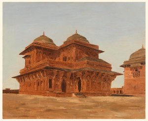 Tekening, Fatehpur Sikri, Birbal
