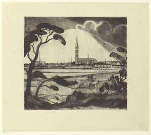 Hilversum en omstreken door Lodewijk Schelfhout (signed by artist)